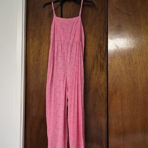 Cat & Jack Pink Jumpsuit Girls Size 14 Or  XL